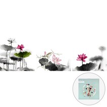 아트조이 DIY 명화그리기 키트 3단 세트 40x50cm, 연꽃