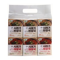 홈네이처 펀치볼시래기 해장국 10g x 15p + 된장국 10g x 15p, 1세트