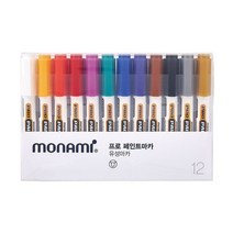 Gwangna 페인트마카 14.5 x 9.3 x 3 mm 세트, 1개, 12색