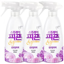 스프레이 피죤 섬유탈취제 강력탈취 시그니처, 490ml, 3개, 미스틱레인향