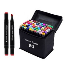 영아트 Touch Sketch 트윈마카 표준형   천케이스, 1세트, 60색
