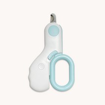 리스펫 반려동물 시저스 LED 발톱깎기 6.3 x 10.5 cm, 블루, 1개
