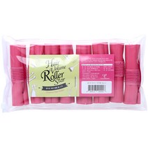 셀리본 볼륨 롤 스타 츄러스 헤어롤, 핑크, 8개입