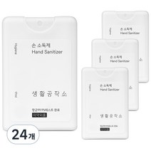 생활공작소 손 소독제, 17ml, 24개
