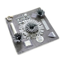 더플래 코박고 담요 강아지 노즈워크 장난감 중형 베이직, 혼합색상, 1개