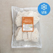 블랙메밀이 들어간 수제 통살치킨까스80 (냉동), 800g, 1개