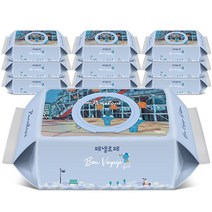 페넬로페 아기물티슈 본보야지 퐁피두 캡형, 10팩, 70매
