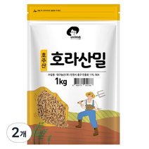 엉클탁 호주산 호라산밀, 1kg, 2개