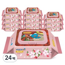 페넬로페 프르미에 로제 저자극 아기물티슈 휴대용 캡형, 20매, 24팩