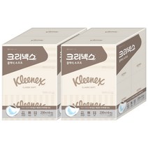 크리넥스 클래식 펄프 미용티슈 2겹, 6개입, 2개