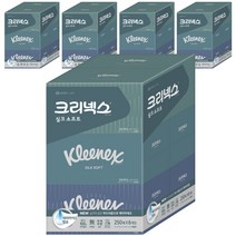 크리넥스 실크소프트 미용티슈 천연펄프 2겹 250매, 30개