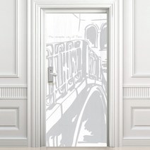 디자인수풀 현관문 시트지 빈티지 스타일 VDS 251 고급, 화이트 우드목