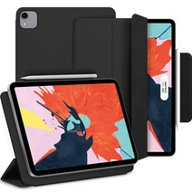 뷰씨 폴리오 마그네틱 애플펜슬 커버 태블릿PC 케이스, 블랙