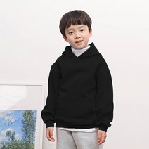 키즈코디 아동용 기모 핏좋은 오버핏 후드티