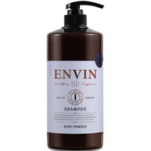 앙방 리바이탈라이징 퍼퓸 헤어케어 샴푸 베이비파우더, 1000ml, 1개
