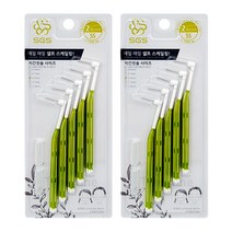 SGS 어금니용 치간칫솔 0.9mm, 5개입, 2개