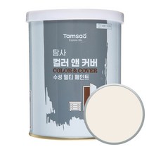 탐사 컬러앤커버 멀티 페인트 1L, 파우더리 화이트(방문가구용), 1000ml, 1개