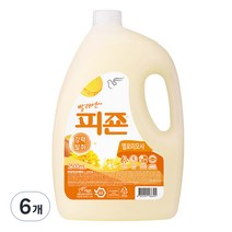 피죤 레귤러 섬유유연제 옐로미모사 본품, 2.5L, 6개