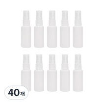 화장품 소독제 리필용 스프레이 용기 30ml, 40개