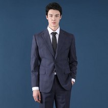 리버클래시 남성용 순모 반우라 슬림핏 정장 자켓 LGS11473