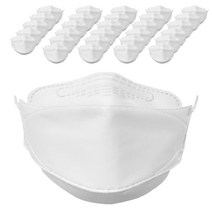 키리아 황사 방역 마스크 흰색 소형 KF94, 5개입, 10개