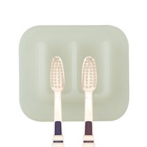 플라이토 실리콘 흡착 다용도 칫솔걸이, 반투명, 1개