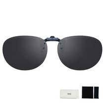 팬톤 편광 스포츠 선글라스 클립렌즈 RRFU02 + 케이스 + 파우치, 스모크