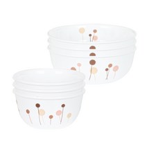 코렐 꽃솜 공기대접 세트, 혼합색상, 공기 3p + 대접 3p, 1세트