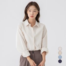 캐럿 여성용 데일리 오버사이즈 셔츠