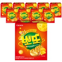 크라운 뽀또치즈 타르트, 92g, 10개