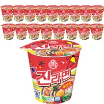 오뚜기 진라면 매운맛 컵 65g, 18개