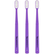 예꼬맘 실크 성인 칫솔 퍼플, 3개, 1개입