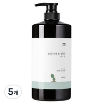 살림백서 오푼티아&밤부 샴푸 화이트머스크향, 1000ml, 5개