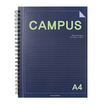 투영디자인 캠퍼스 A4 절취노트, 네이비, 1개