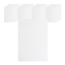 PP 무사선 제본표지 0.5mm 100p, 화이트, A4