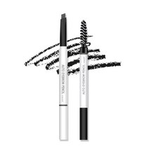 에네스티 오토 듀얼 펜슬 아이브로우 0.18g, 01 블랙, 2개