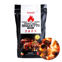 탐사 코코넛 차콜 브리켓, 2kg, 1개