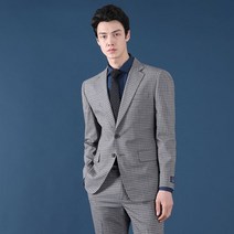 리버클래시 남성용 Paulo Oliveira 마이크로체크 슬림 정장 자켓 LGS11469