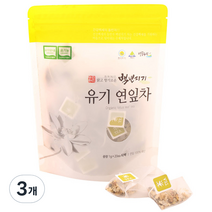 백년지기 유기 연잎차 티백, 20g, 20개입, 3개