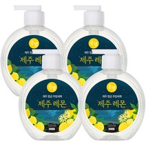 순샘 제주 레몬 항균 주방세제 용기, 4개, 500ml