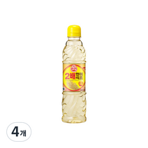 오뚜기 2배 현미식초, 500ml, 4개