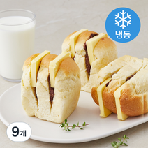 서울커피 우유 앙버터식빵 (냉동), 100g, 9개