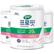 셀렉스 프로핏 웨이프로틴 파우더 복숭아, 627g, 3개