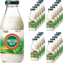 베지밀 에이 담백한 두유, 190ml, 20개