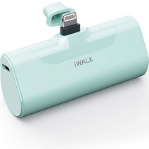 아이워크 미니 보조배터리, DBL4500L(아이폰용), 민트