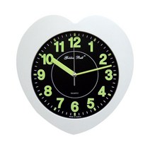 골든벨 p야광 로맨틱 무소음 벽시계, 화이트