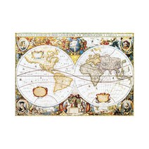 학습&인테리어 세계지도 디자인6번 - 실크벽지후면접착