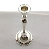 리버그린 1봉 테이퍼양초용 실버 촛대, 1개