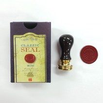 가일아트 블랙멀티쎄라믹 알파벳코인 씰도장세트 (해당씰스터커부착), 2p (씰 1p, 코인 T 1p) + 종이케이스, 1개