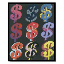 비롯 앤디 워홀 액자 9달러 1982, 액자틀 (블랙)